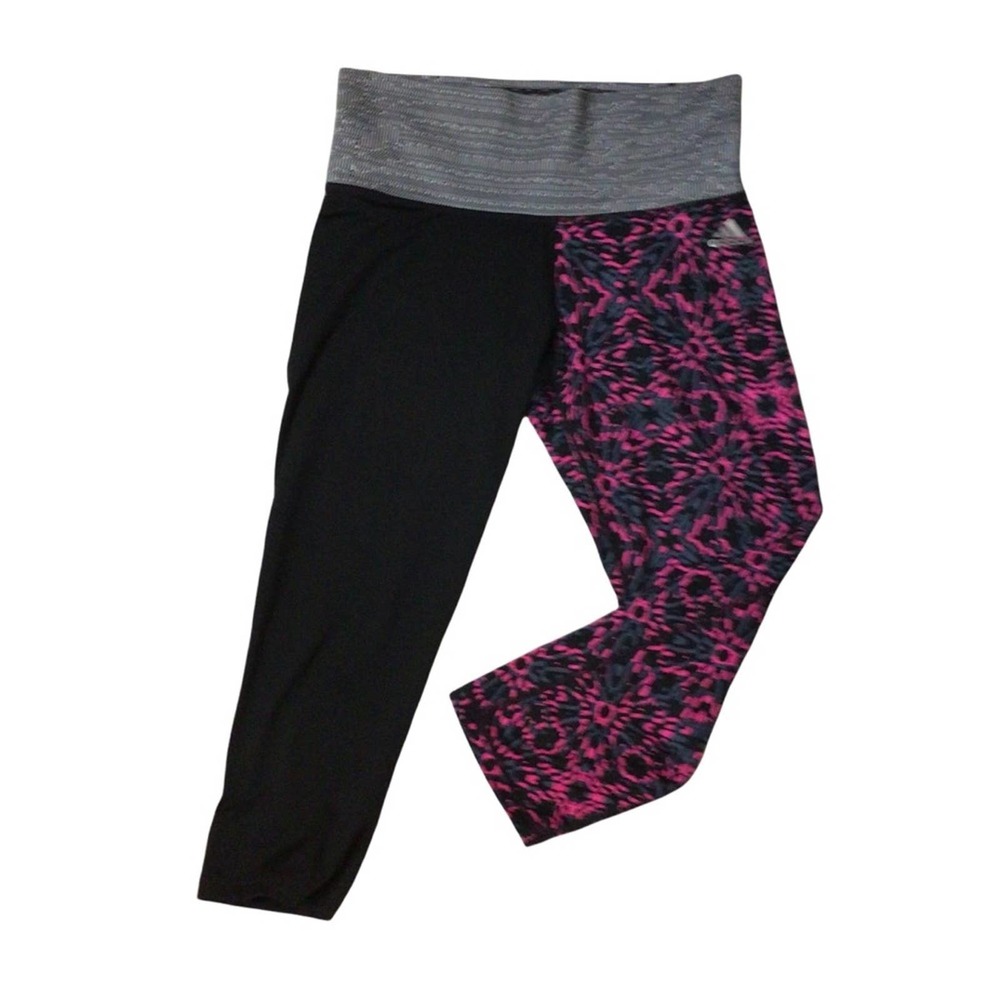 Adidas Climalite Mid Rise Leggings Capris Sz S